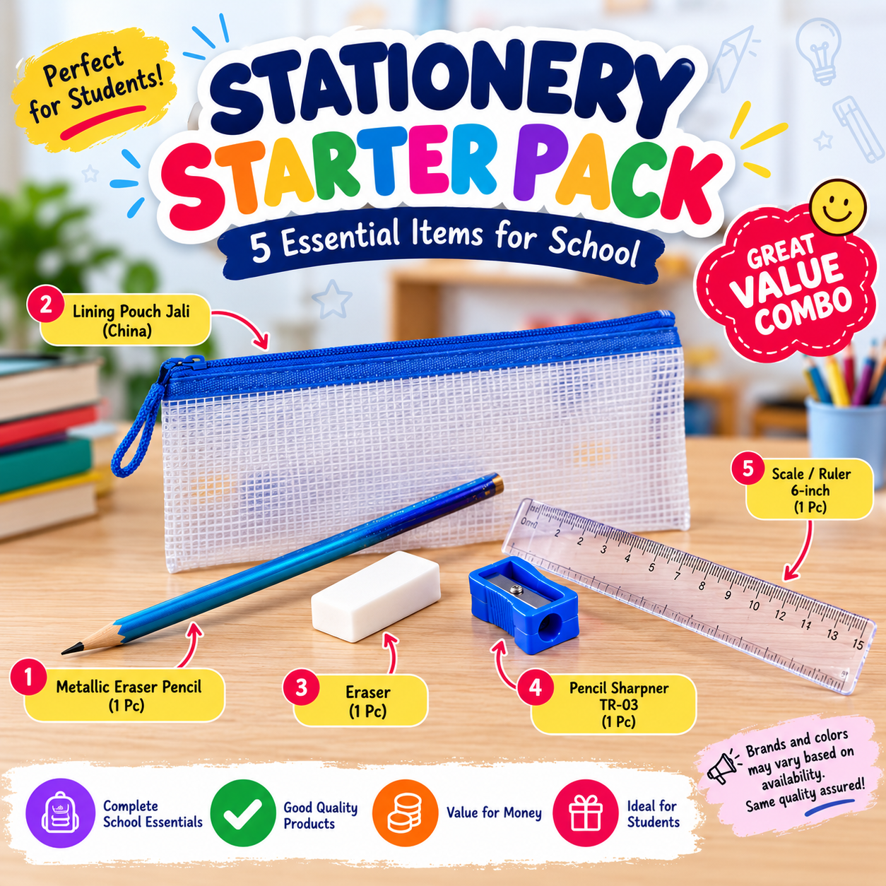 School Stationery - Starter Pack