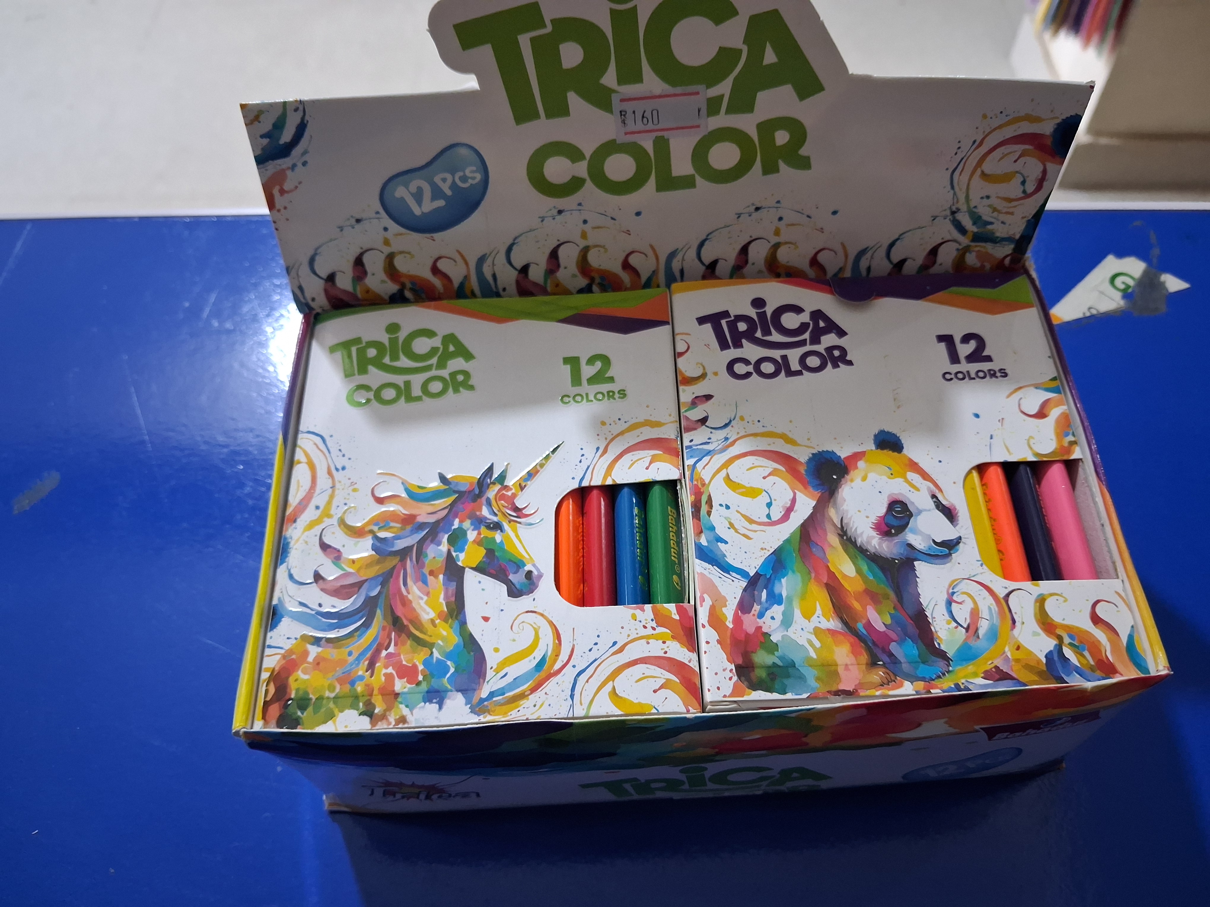 Bahadur Trica 12 Color H/S Card Box