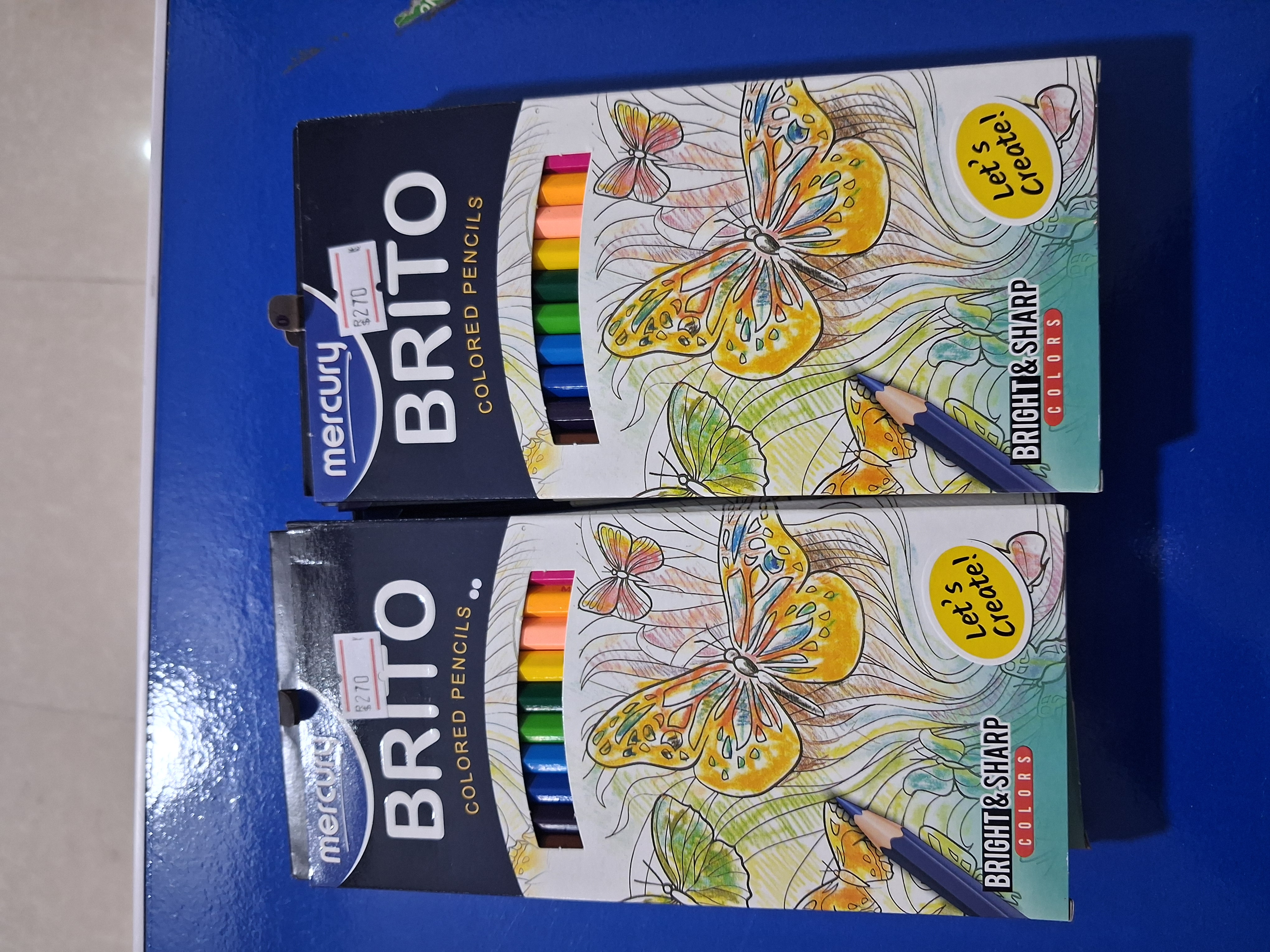 Mercury Brito 12 Color Full Card Box #2500