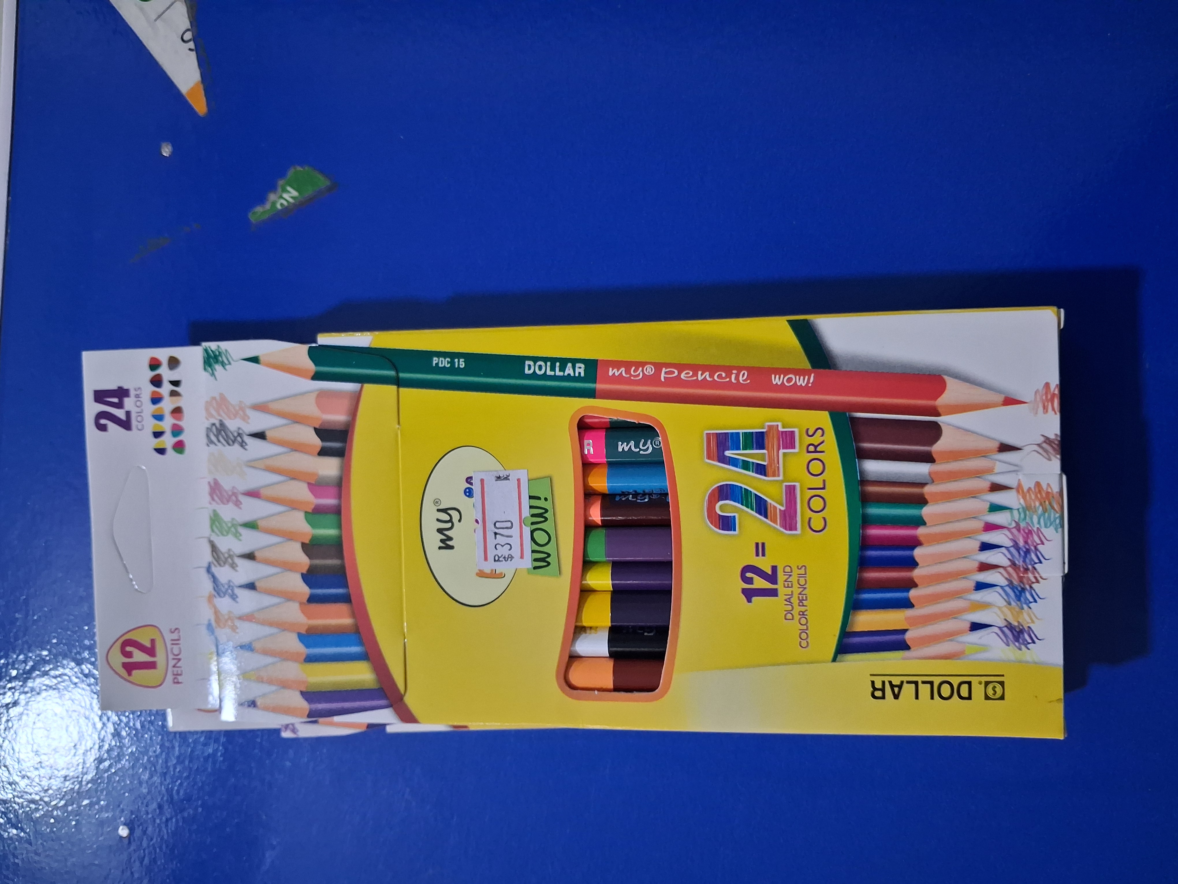 Dollar Color Pencil 12=24 Bi Col PDC-15 (Double Side)