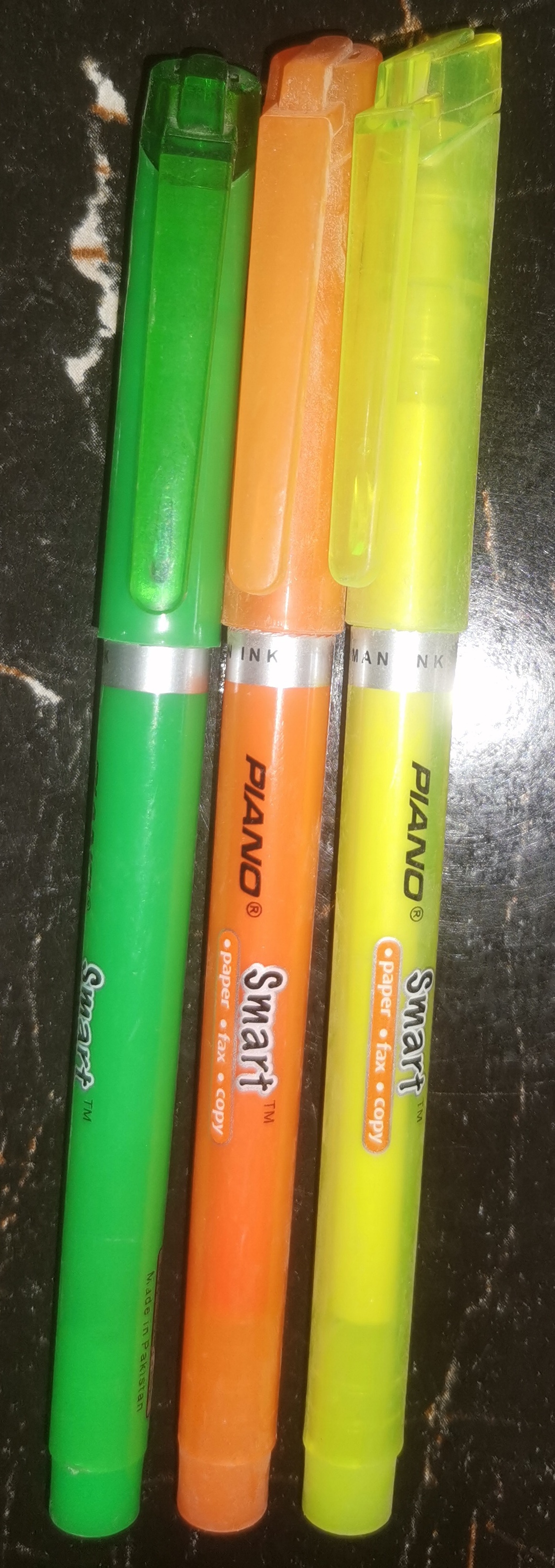 Piano Smart Highlighter (10Pcs Patta Mix)