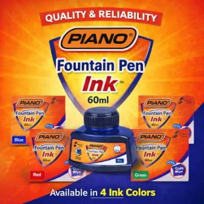 Piano Fountain Pen Ink Blue | Black - 60ml