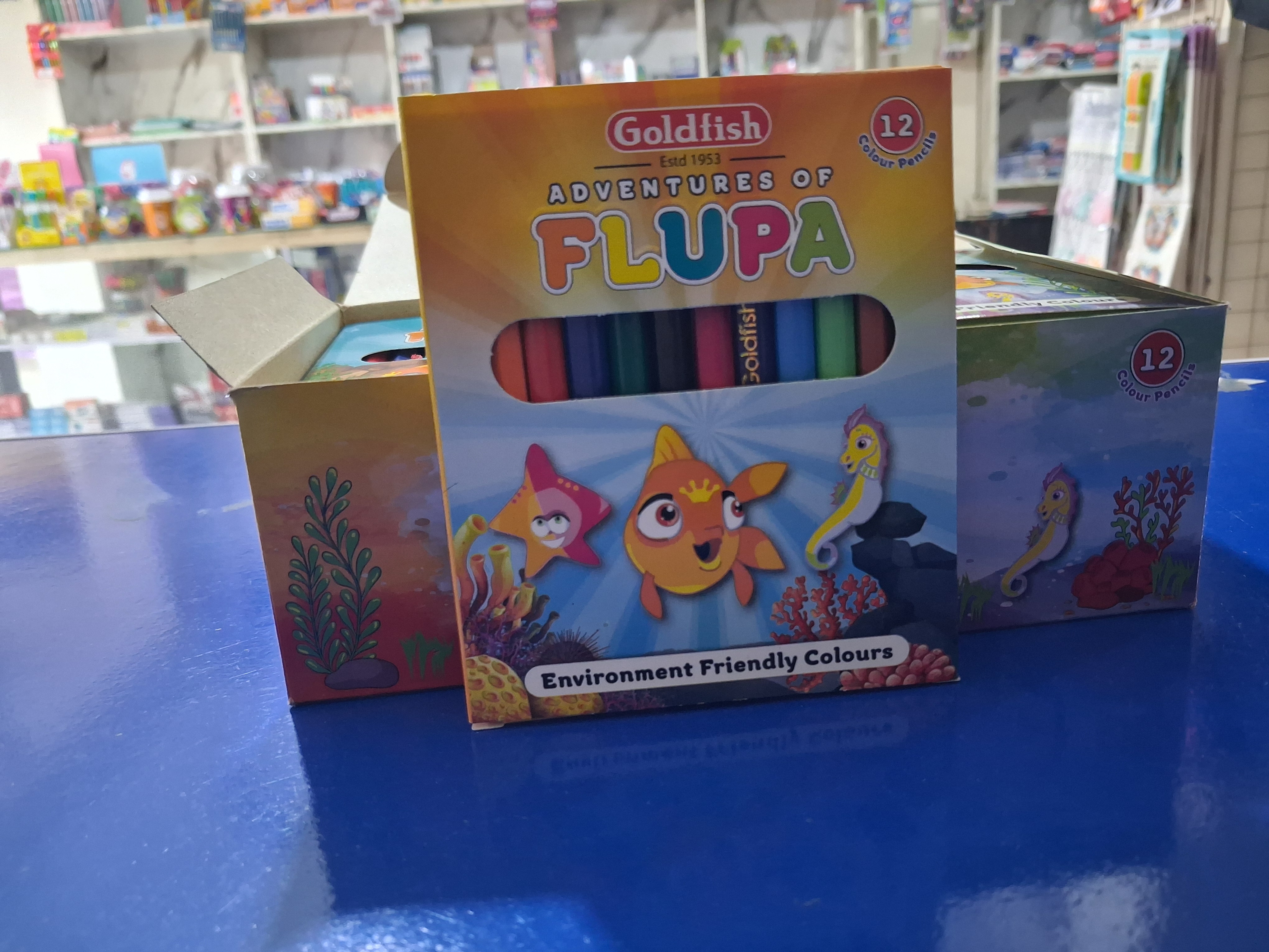 GoldFish 12 Colors Pencil Half Gatta